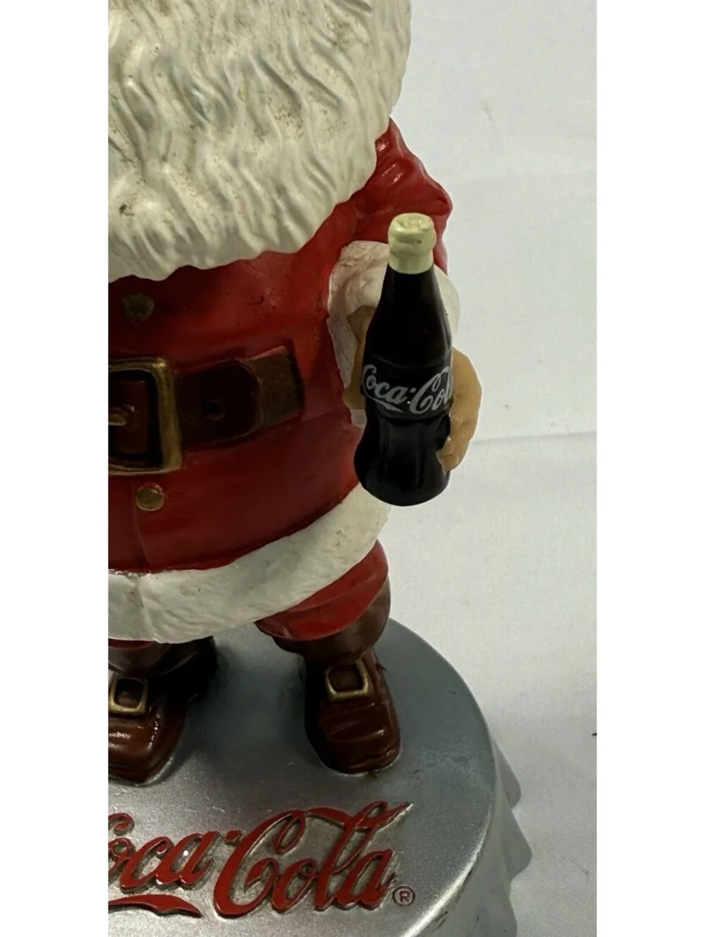Santa Claus Bobblehead Coca-Cola Coke Hardees Collectible Figure Christmas 2002